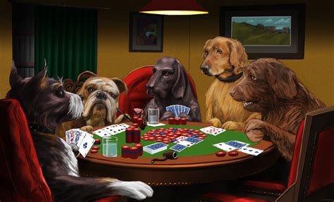 poker dogs picture